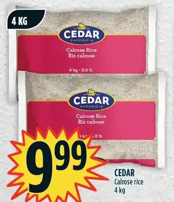 Marché Adonis Cedar calrose rice offer