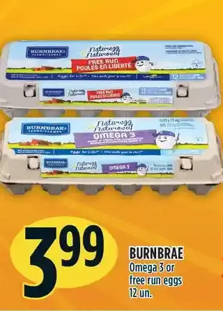 Marché Adonis Burnbrae omega 3 or free run eggs offer