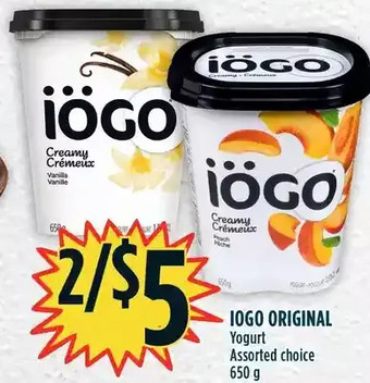 Marché Adonis Iogo original yogurt offer
