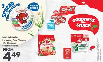 Longo's Mini babybel or laughing cow cheese offer