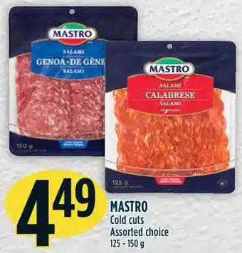 Marché Adonis Mastro cold cuts offer