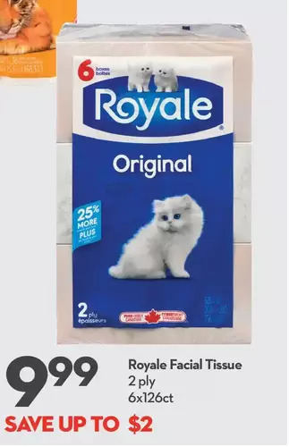 Longo's Royale facial tissue offer