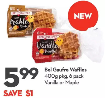 Longo's Bel gaufre waffles offer