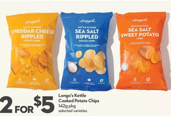 Longo's Longo's kettle cooked potato chips offer