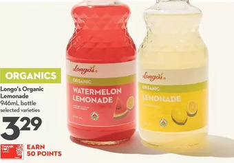 Longo's Longo's organic lemonade offer