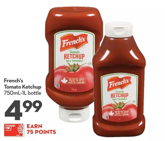 Longo's French's tomato ketchup offer