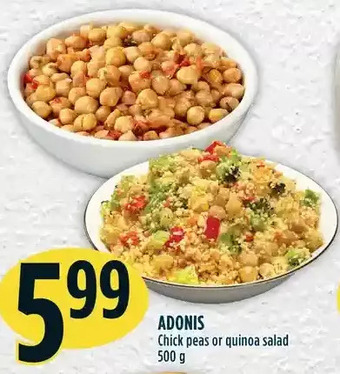Marché Adonis Adonis chick peas or quinoa salad offer
