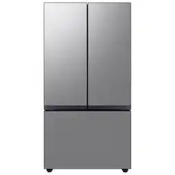 Best Buy Samsung bespoke 36 30.1 cu. ft. 3-door french door refrigerator (rf30bb6200qlaa) - stainless steel offer