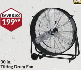 Princess Auto Power Fist 30 in. Tilting Drum Fan offer