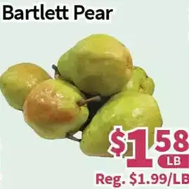 Blue Sky Supermarket Bartlett pear offer