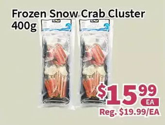 Blue Sky Supermarket Frozen snow crab cluster 400g offer
