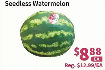 Blue Sky Supermarket Seedless watermelon offer