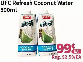 Blue Sky Supermarket Ufc refresh coconut water offer
