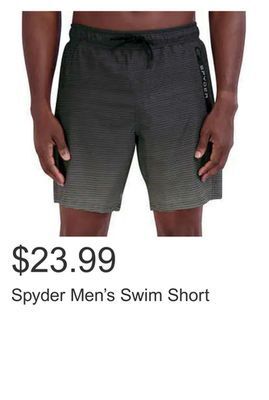 Costco Spyder men's swim short offer