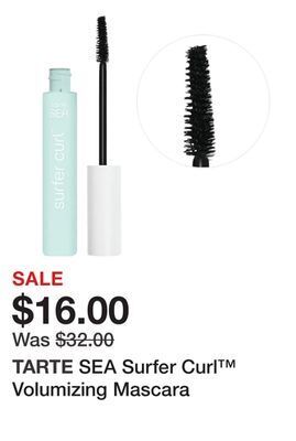 Sephora Sea surfer curl™ volumizing mascara offer