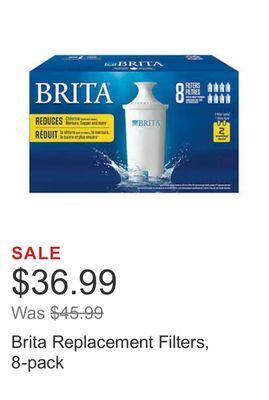 Costco Brita replacement filters, 8-pack offer