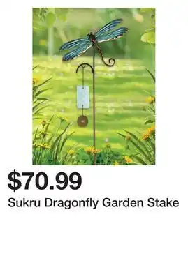 Wayfair Sukru dragonfly garden stake offer