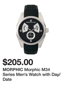 TSC Stores Morphic m34 series men's watch with day/date offer