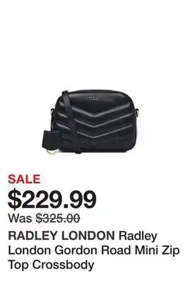 TSC Stores Radley london gordon road mini zip top crossbody offer