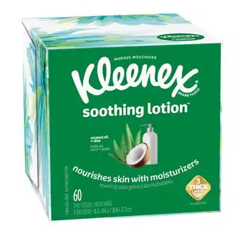 Staples Kleenex lotion facial tissue - 60 sheets offer