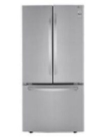 Best Buy LG 33" 25.1 Cu. Ft. French Door Refrigerator With Ice Despenser offer