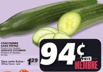 IGA Seedless Cucumber offer