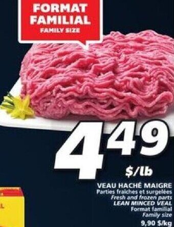 IGA Lean Minced Veal offer