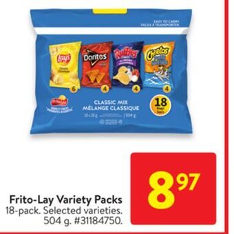 Walmart Frito-lay variety packs offer