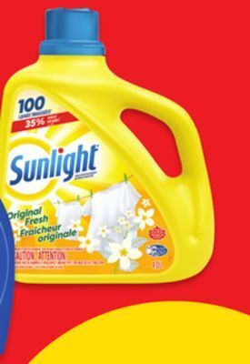 Walmart Sunlight 4 l laundry detergent offer