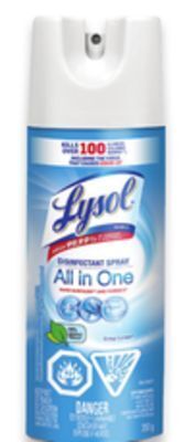 Walmart Lysol disinfectant spray 350 g offer