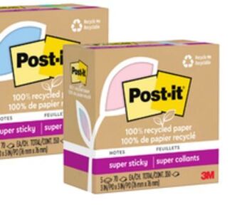 Staples 3 x 3 post-it offer