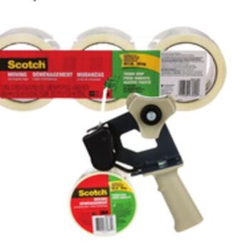 Staples Scotch moving/packaging tape offer