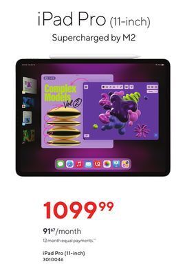 Staples Ipad pro (11-inch) offer