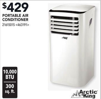 Lowe's Arctic king portable air conditioner offer