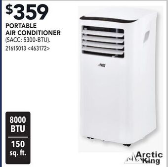 Lowe's Arctic king portable air conditioner offer