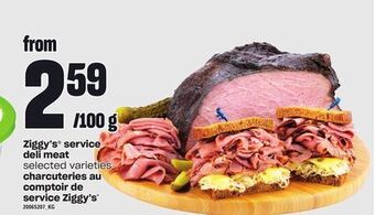 Independent Grocer Ziggy's service deli meat offer