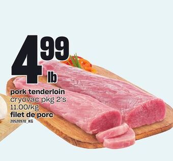 Independent Grocer Pork tenderloin offer