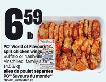 Independent Grocer Pc® world of flavours™ split chicken wings offer