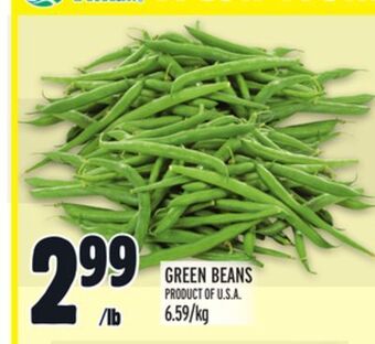 Metro Green beans offer