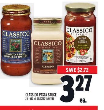 Metro Classico pasta sauce offer