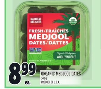 Metro Organic medjool dates offer
