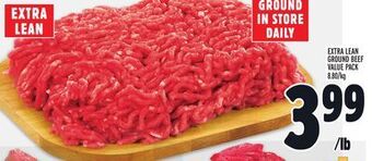 Metro Extra lean ground beef value pack offer