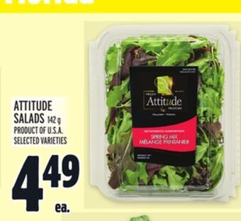 Metro Attitude salads offer