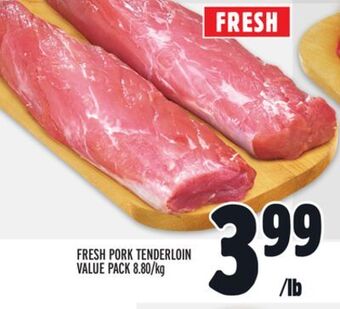 Metro Fresh pork tenderloin value pack offer