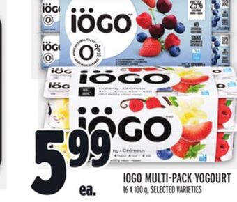 Metro Iogo multi-pack yogourt offer