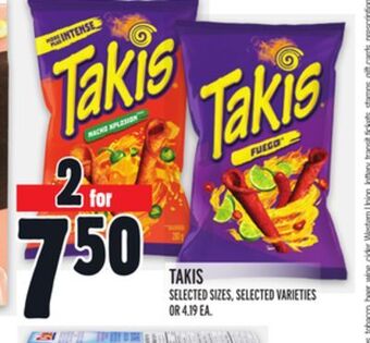Metro Takis offer