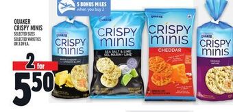 Metro Quaker crispy minis offer