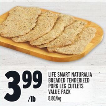 Metro Life smart naturalia breaded tenderized pork leg cutlets value pack offer