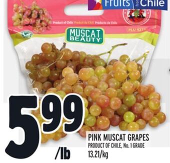 Metro Pink muscat grapes offer