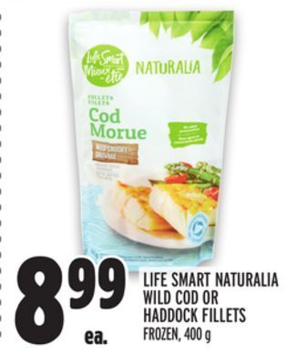 Metro Life smart naturalia wild cod or haddock fillets offer